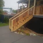 Timber stairs